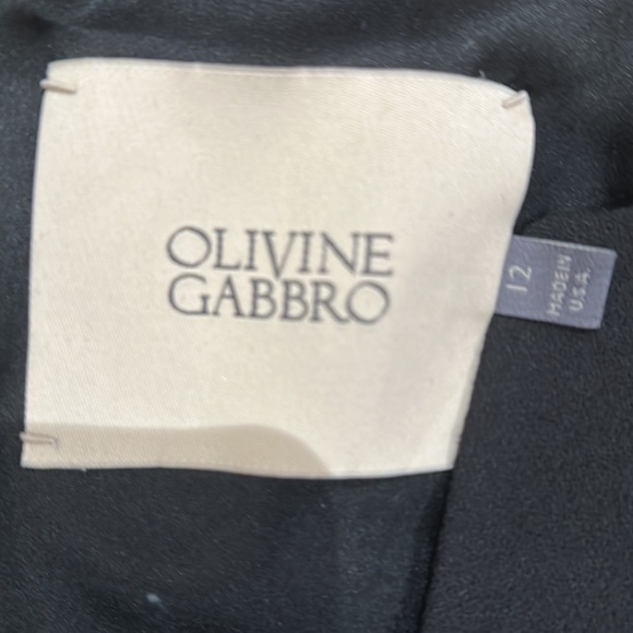 Olivine Gabbro jacket, size 12. Never worn. Pleated silk front. - Picture 2 of 3